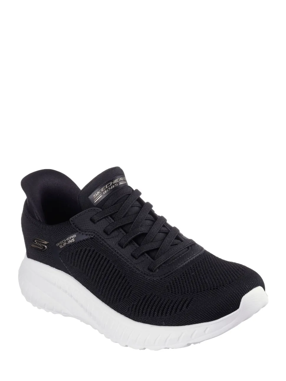 Zwart/wit - Skechers BOBS Sport Squad Chaos Slip In instapsneakers