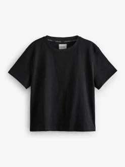 Zwart/wit - Verpakking van 2 pyjama's met korte mouwen van 100% katoen