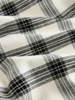 Zwart/wit - Verpakking van 2 pyjama's met korte mouwen van 100% katoen