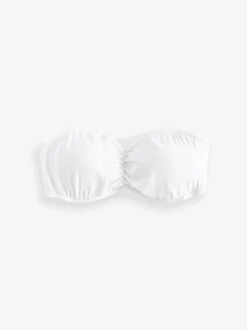 Zwart/wit - Verpakking van 2 katoenrijke bandeau ultimate comfort beha's