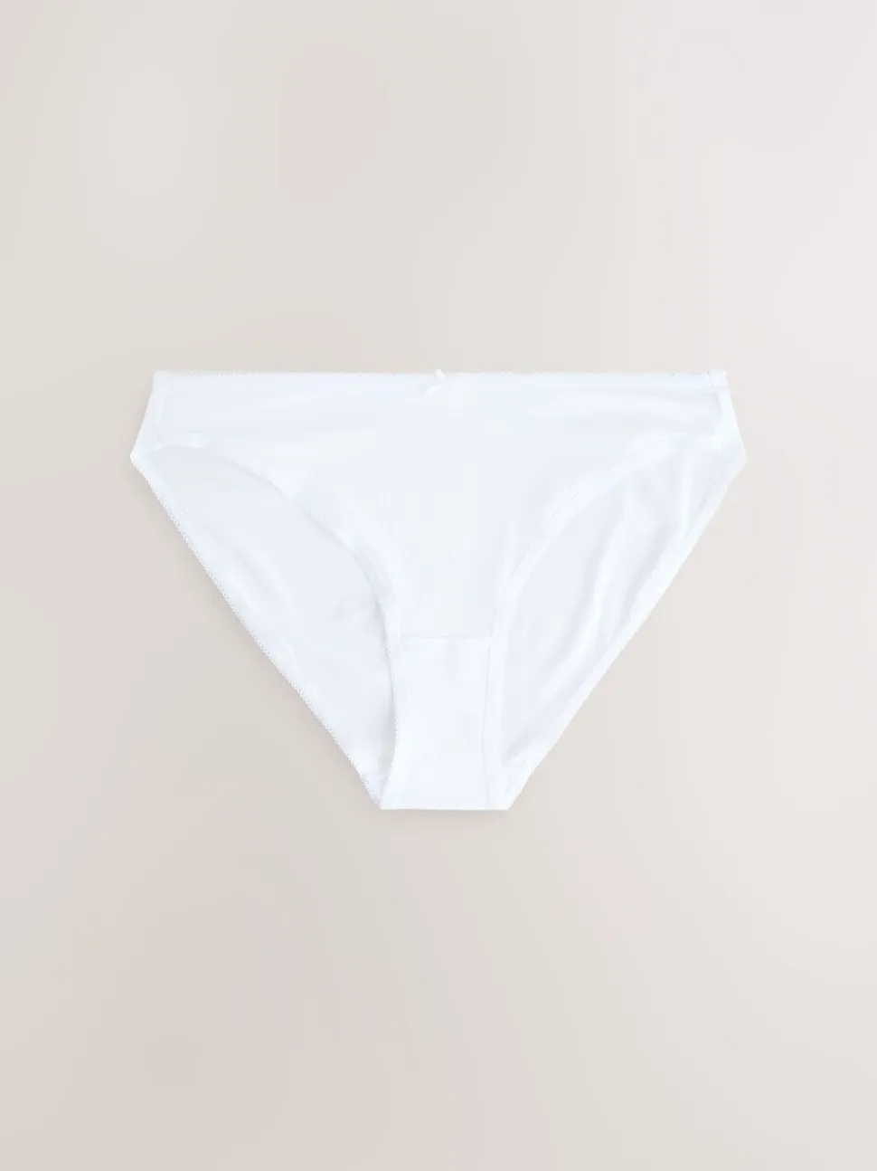 Zwart/wit/nude - Set van 10 slipjes van microvezels