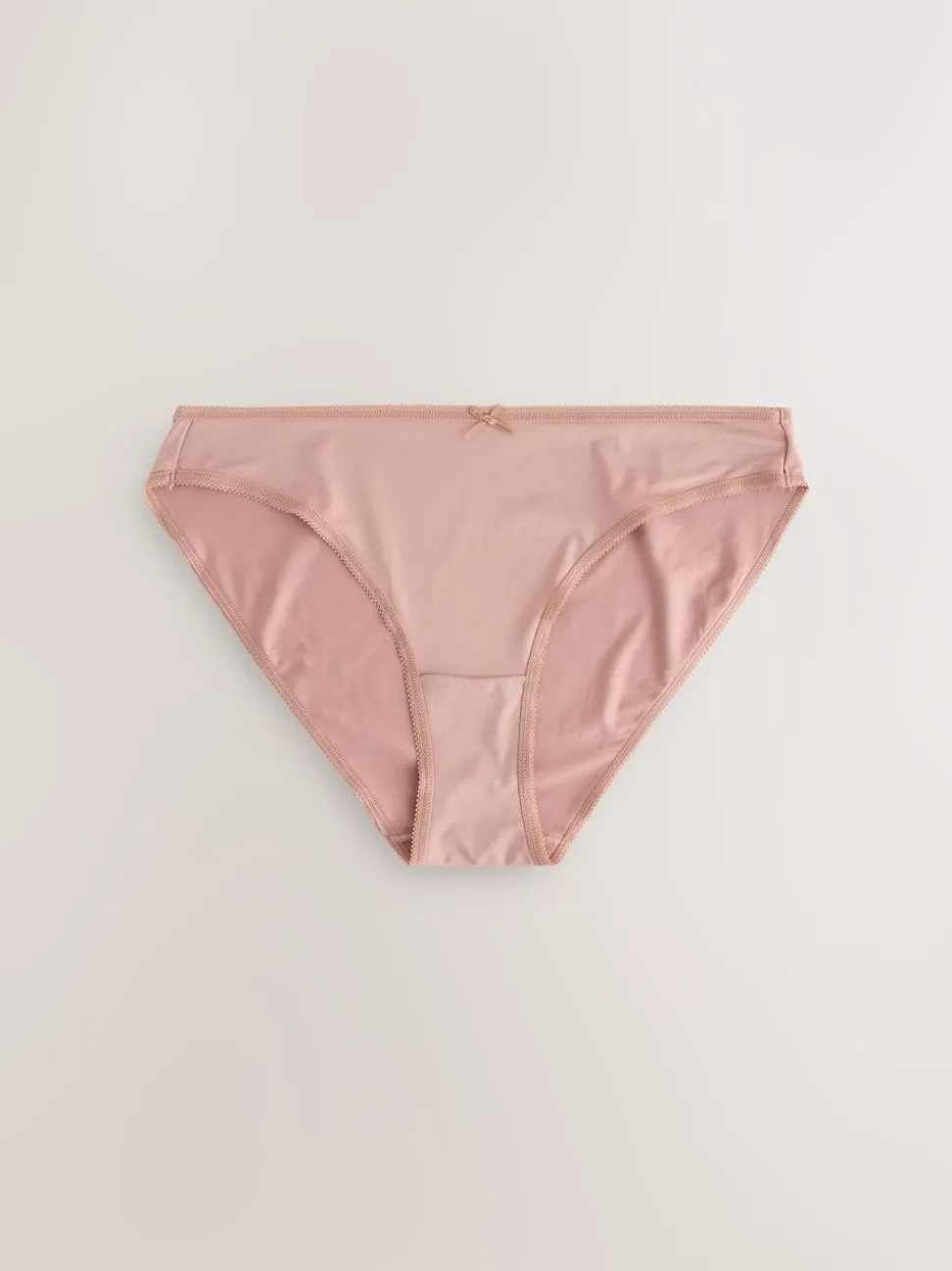 Zwart/wit/nude - Set van 10 slipjes van microvezels