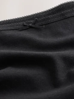 Zwart/wit/pastelroze huidskleur - Full Briefs Cotton Knickers 10 Pack