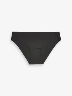 Zwart/wit/praline huidskleur - Geen zichtbare onderbroeklijn comfortabele slips verpakking van 3