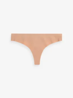 Zwart/wit/praline huidskleur - Geen zichtbare onderbroeklijn comfortabele slips verpakking van 3