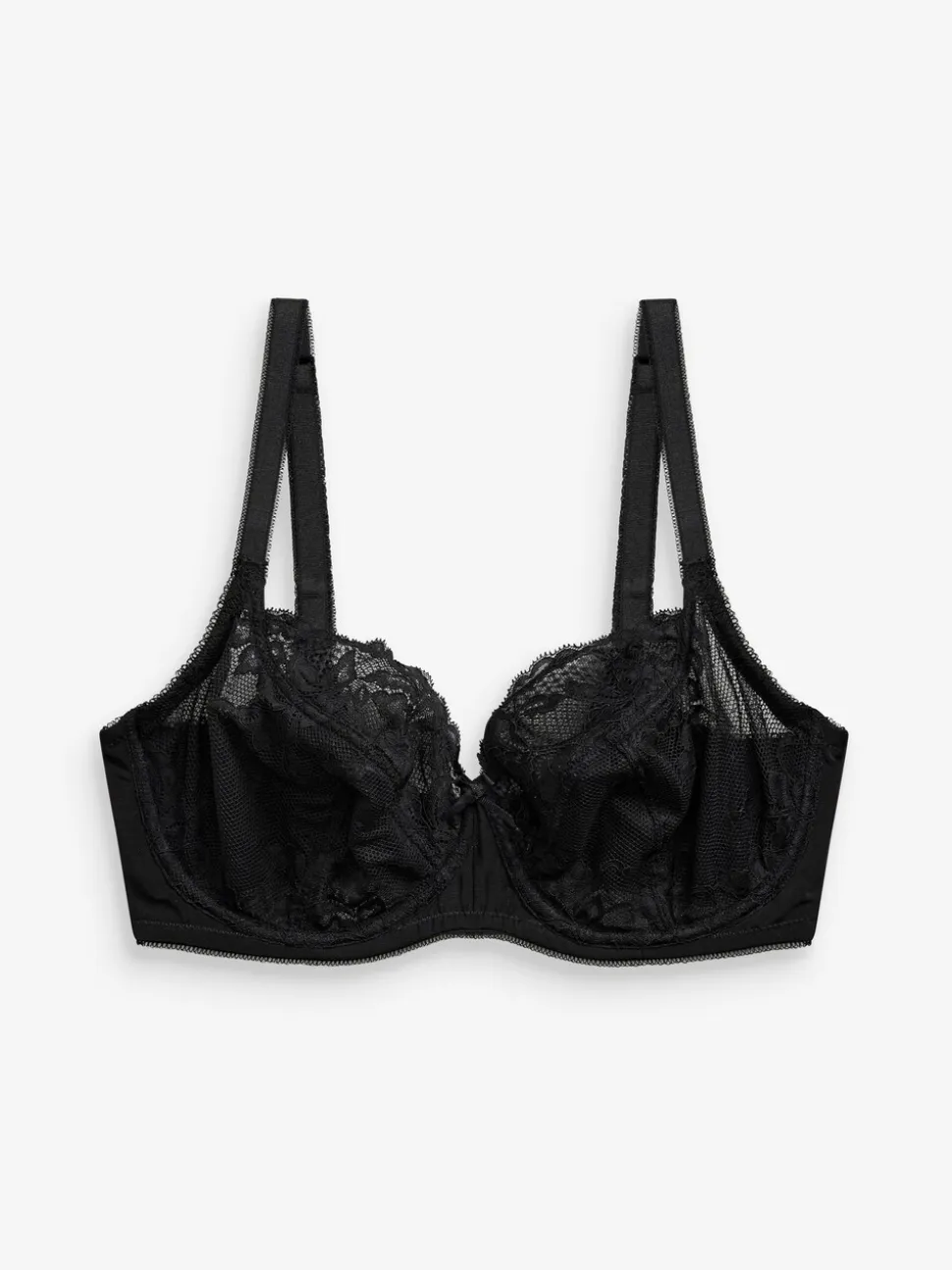 Zwart/wit/praline huidskleur - Verpakking van 3 kanten beha's cup DD+