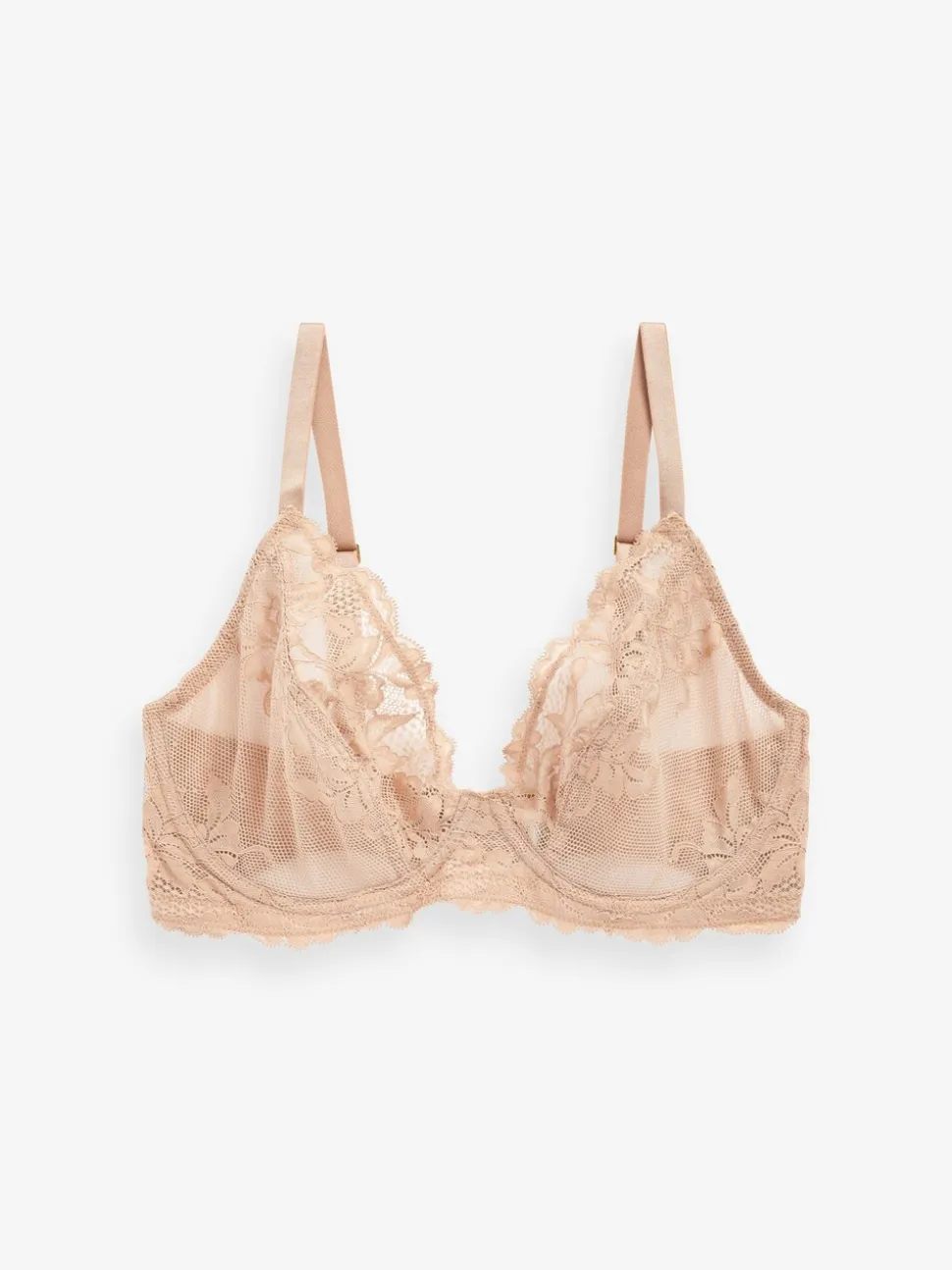 Zwart/wit/praline huidskleur - Verpakking van 3 kanten beha's cup DD+