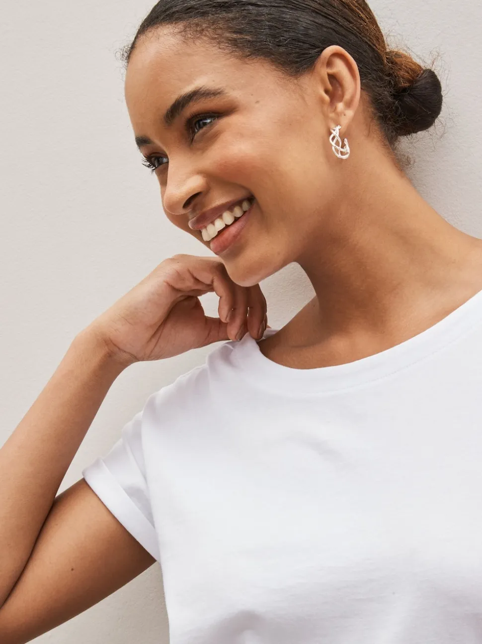 Zwart/wit/streep - Verpakking van 3 T-shirts met kapmouwen van 100% katoen